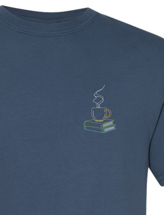 Bookclub Embroidered T-shirt - May Mystery Design