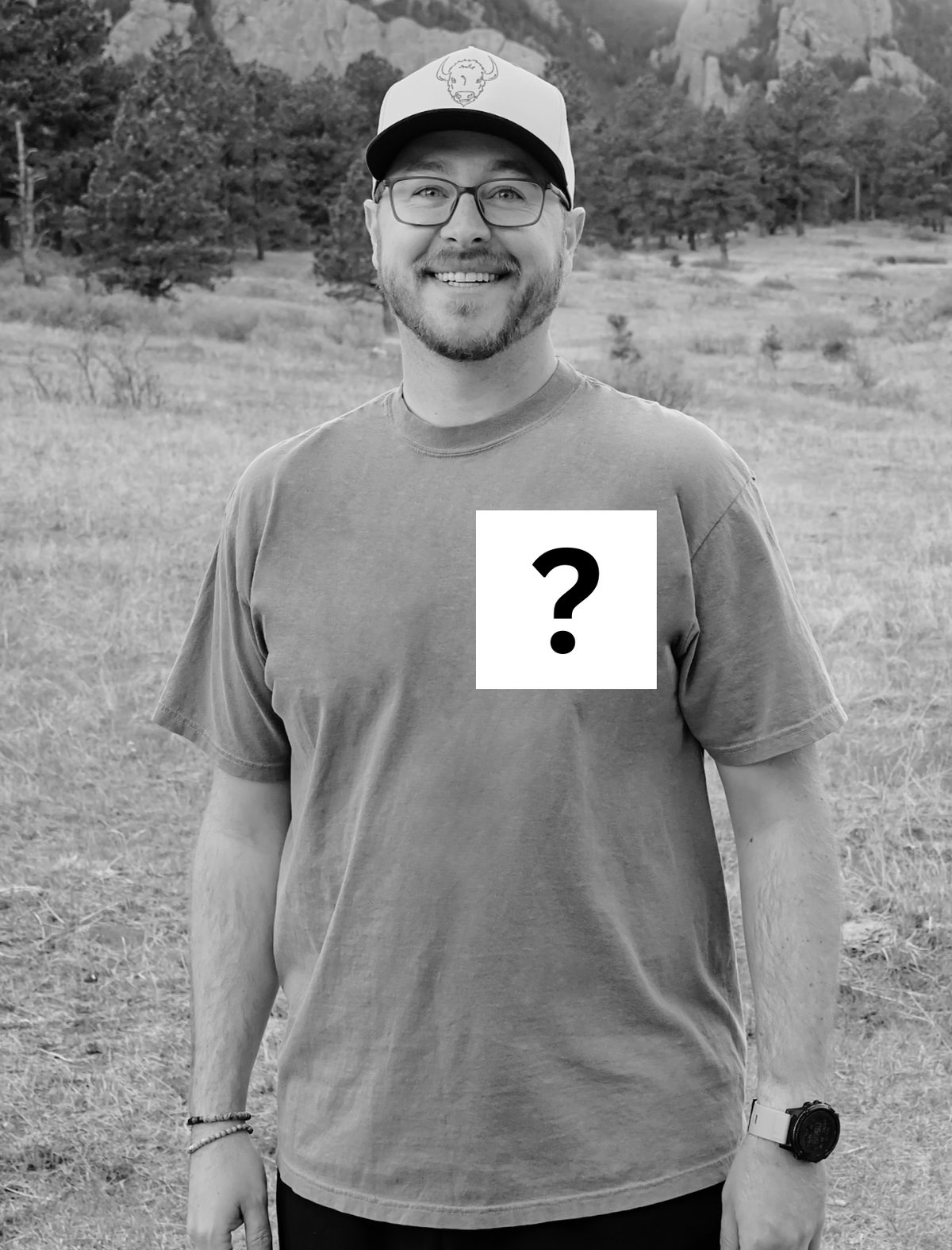 October Mystery Design Embroidered T-shirt