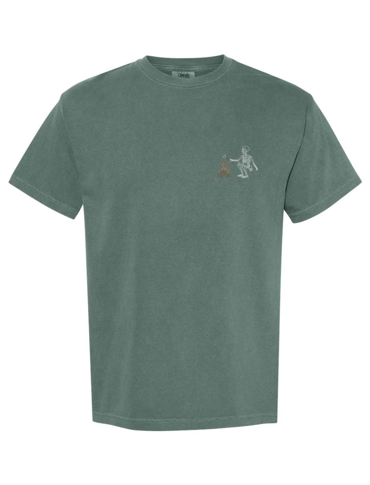 Smores Skelly Embroidered T-Shirt - October Mystery Design