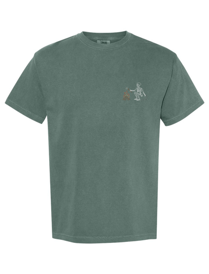 Smores Skelly Embroidered T-Shirt - October Mystery Design