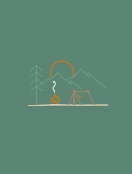 Camp Embroidered T-Shirt