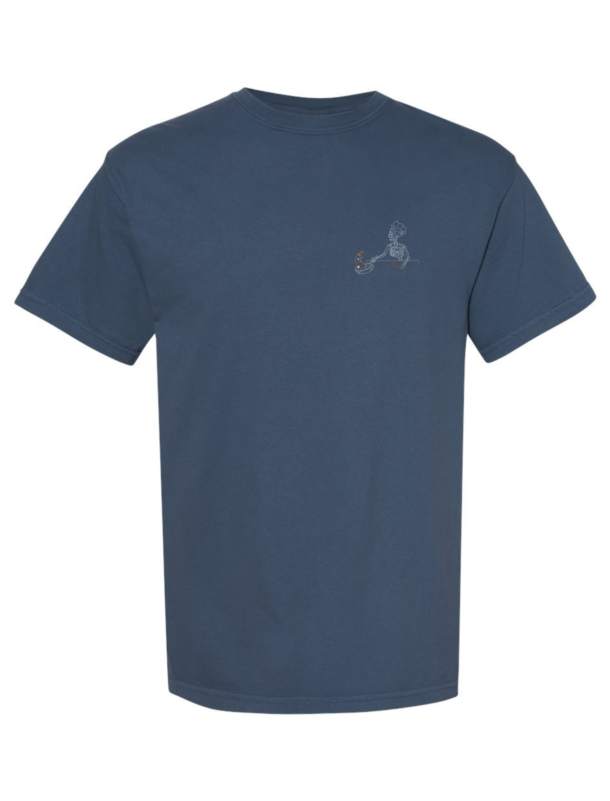 Chef Skelly Embroidered T-Shirt
