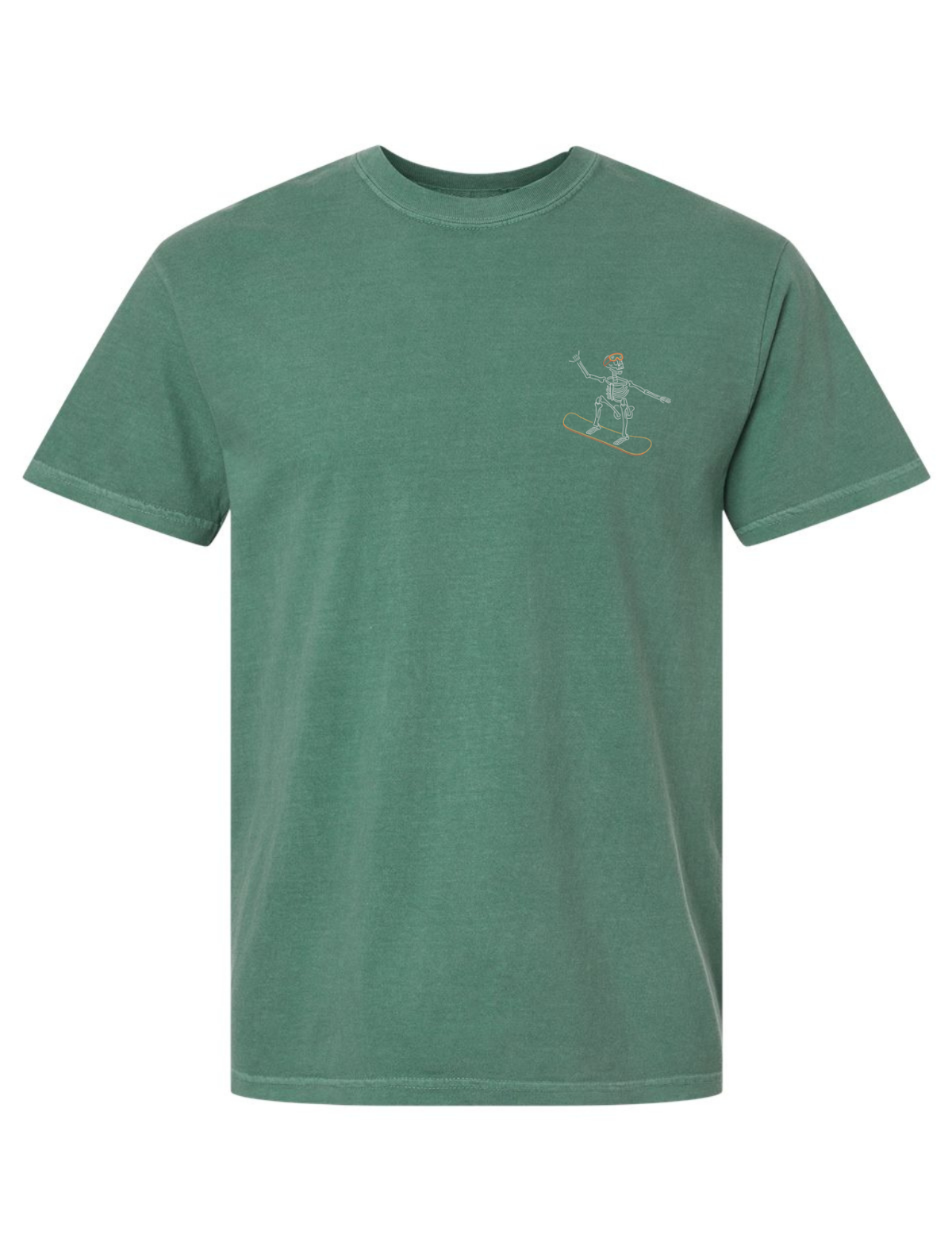 Snowboard Skelly Embroidered T-Shirt
