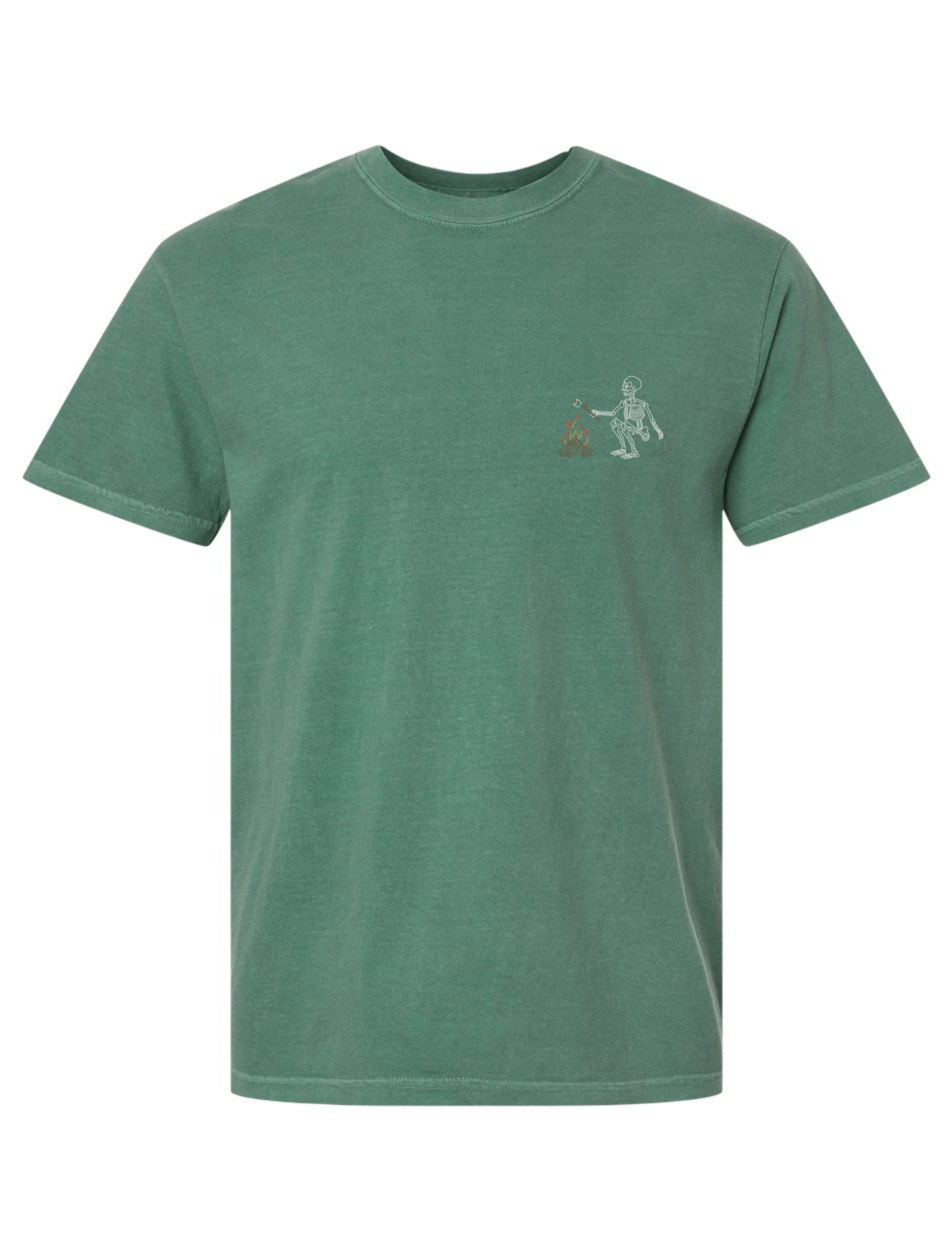 Smores Skelly Embroidered T-Shirt - October Mystery Design