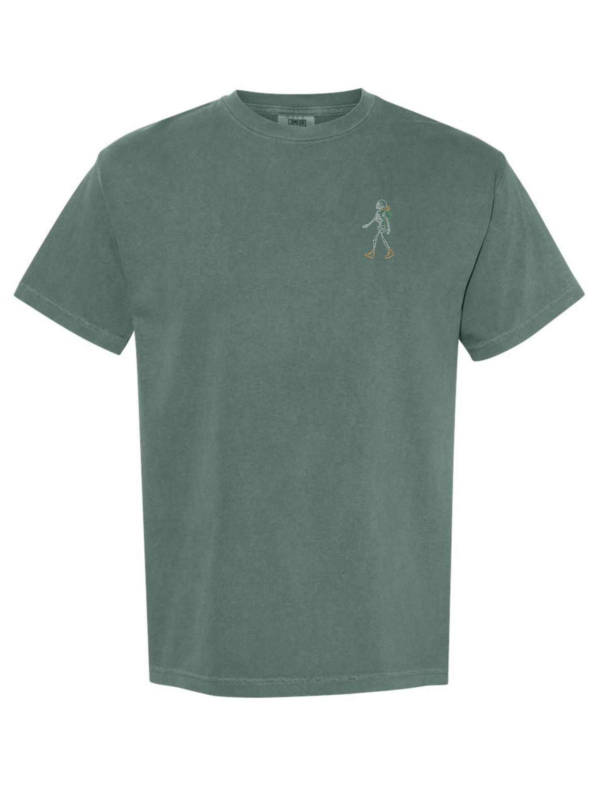Hiking Skelly Embroidered T-shirt