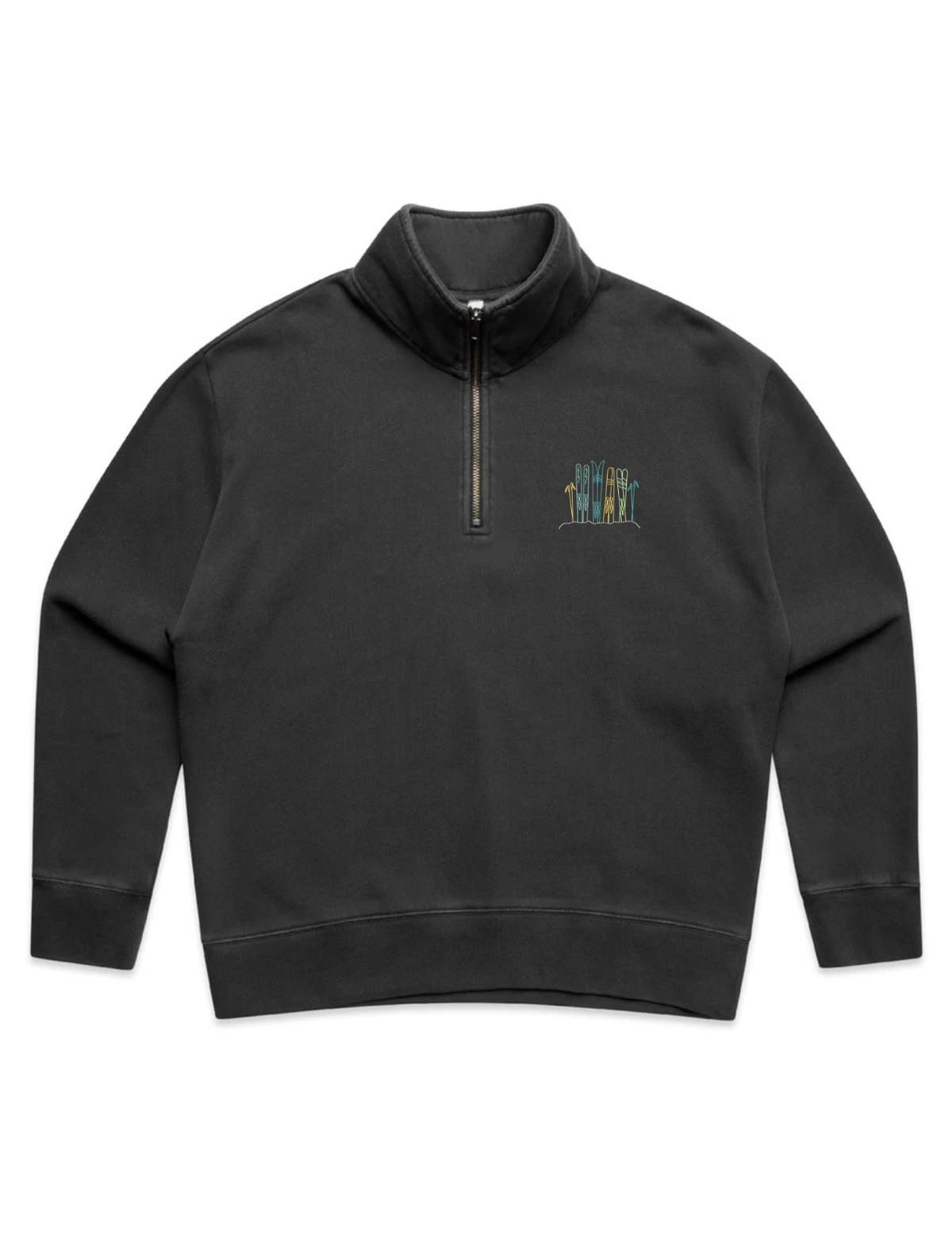 Ski Rack Women's Quarter Zip Sweatshirt