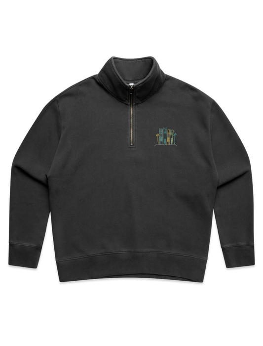 Ski Rack Women's Quarter Zip Sweatshirt