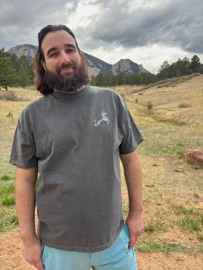 Chef Skelly Embroidered T-Shirt