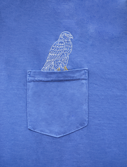 Falcon Embroidered Pocket T-Shirt