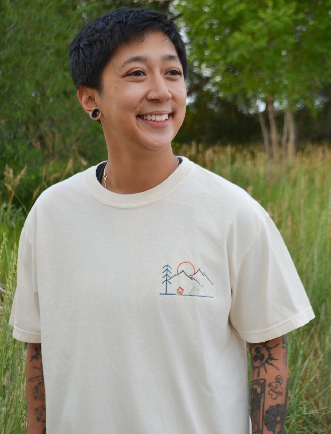 Camp Embroidered T-Shirt