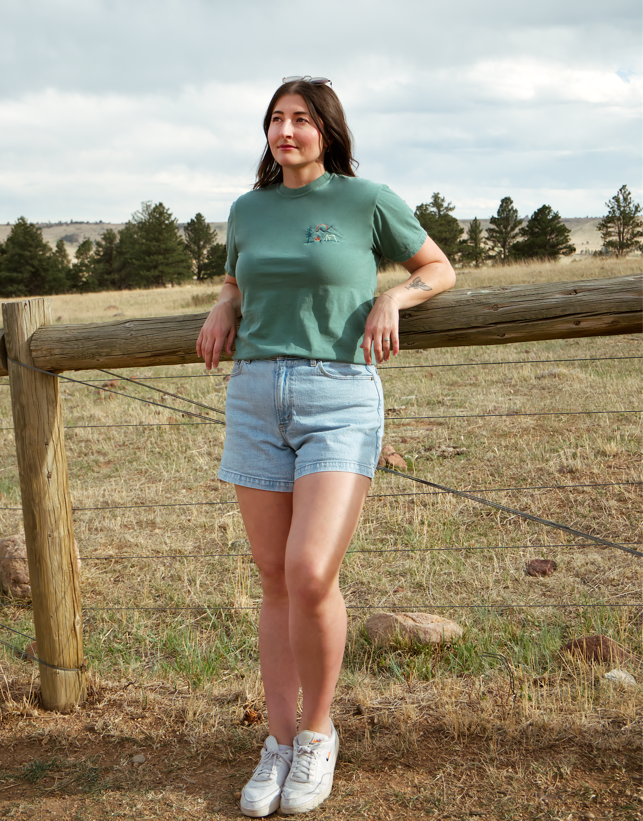Camp Embroidered T-Shirt