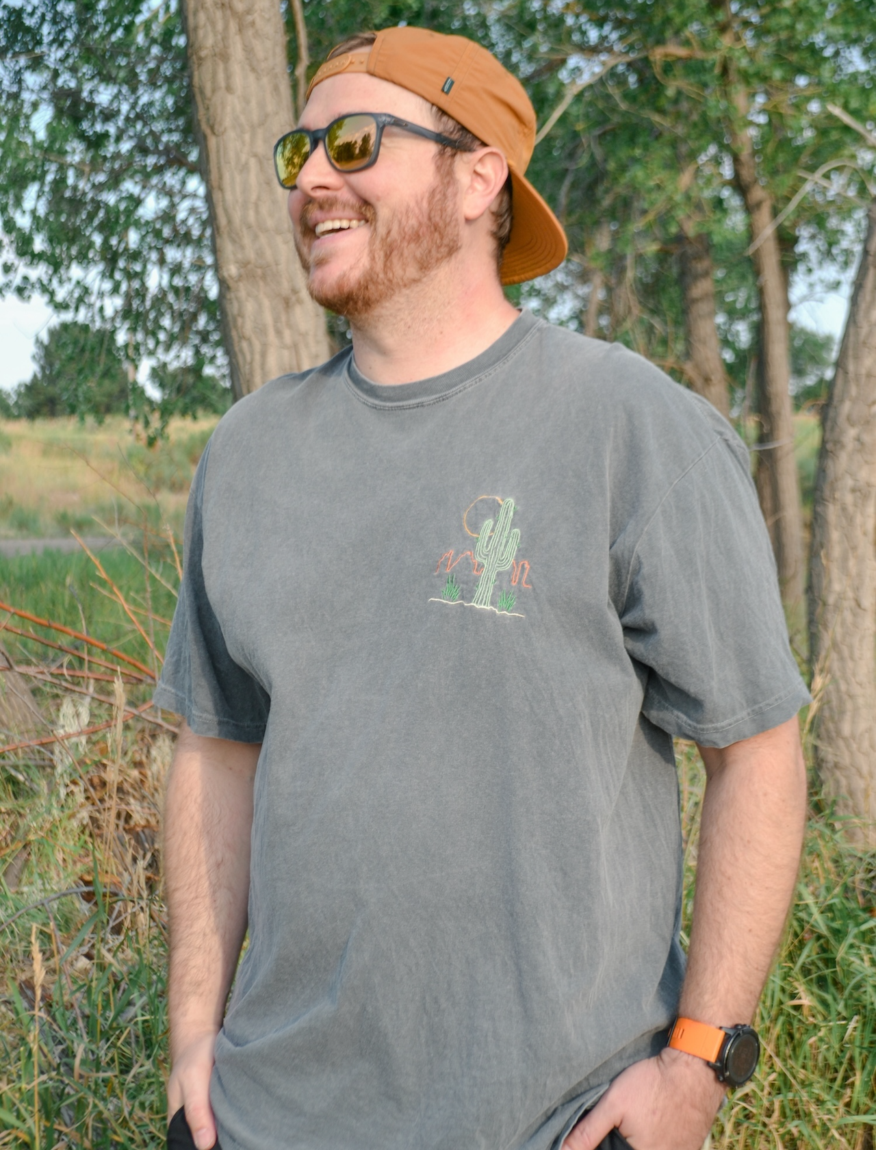 Desert Embroidered T-Shirt