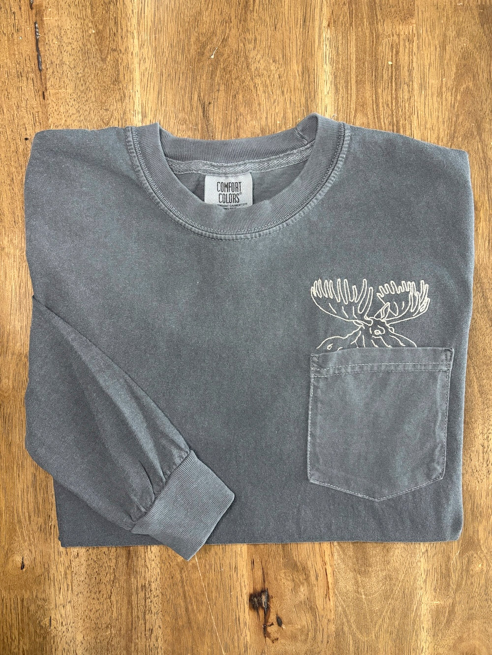 Moose Pocket Long Sleeve Shirt