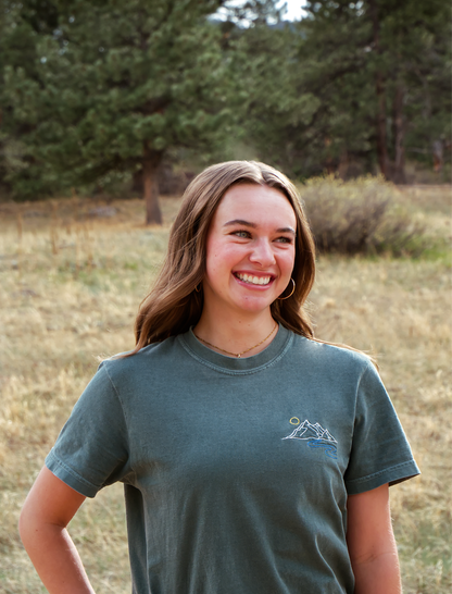 Mountain Embroidered T-Shirt