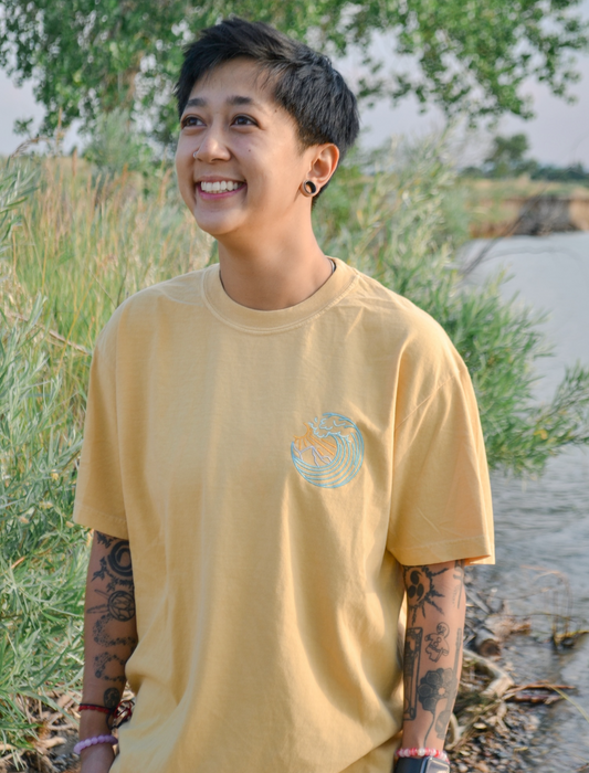 Sea Embroidered T-Shirt