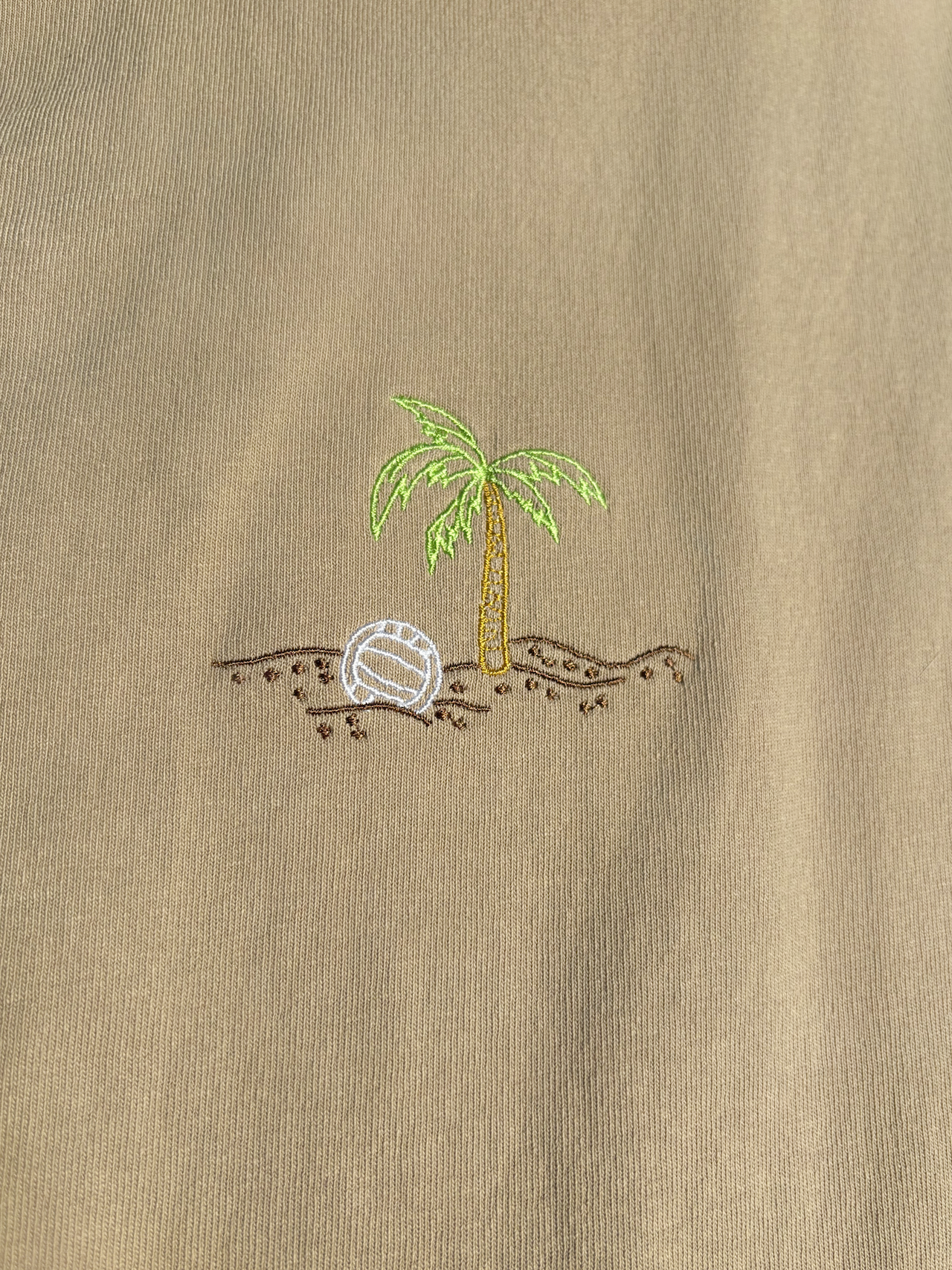 Volleyball Embroidered Muscle Tank