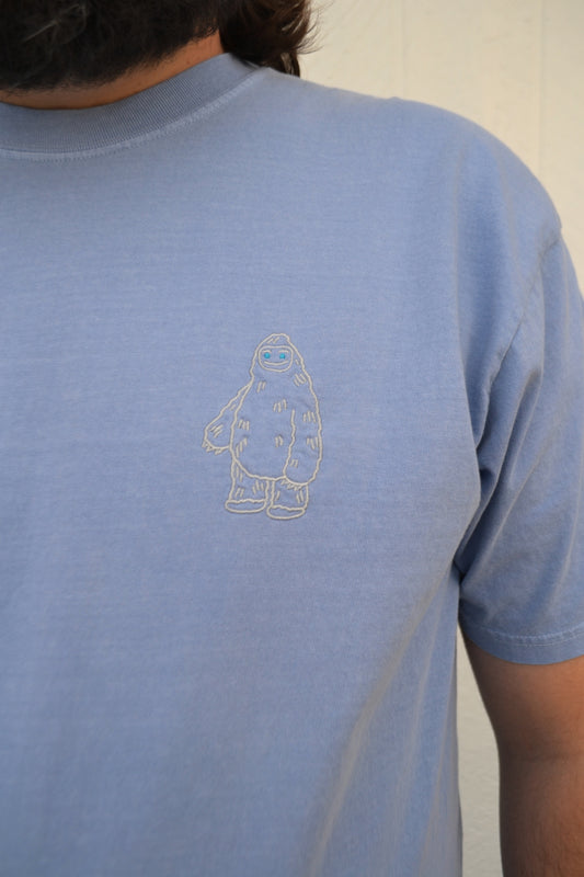 December Mystery Design Embroidered T-shirt: YETI